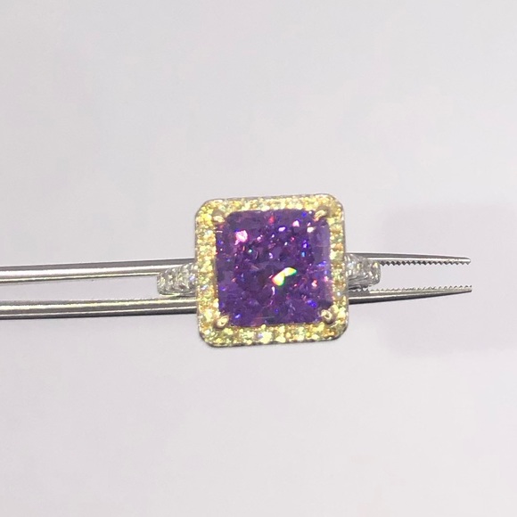 5ct Purple Sapphire Ring - Picture 8 of 11